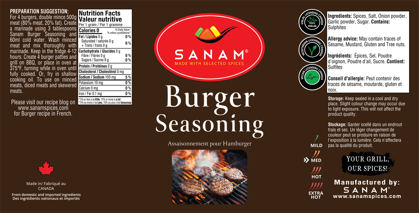 Sanam Burger Seasoning