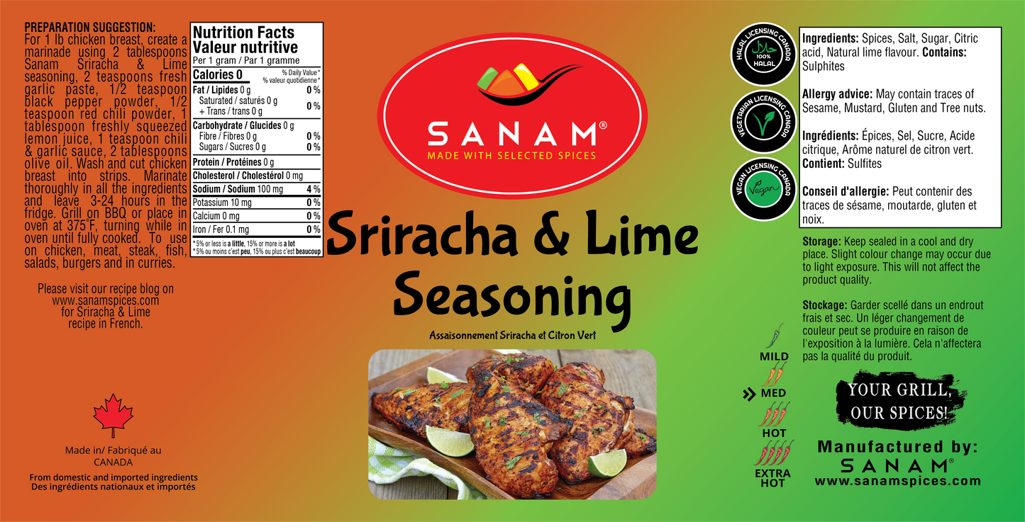Sanam Sriracha & Lime Seasoning