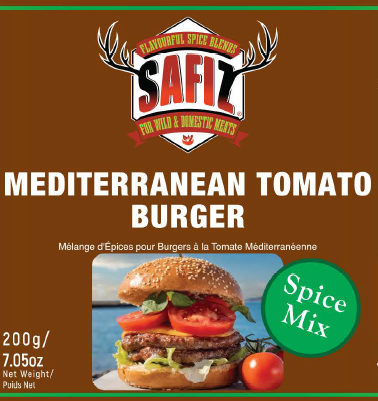 SAFIZ Mediterranean Tomato Burger Spice Mix