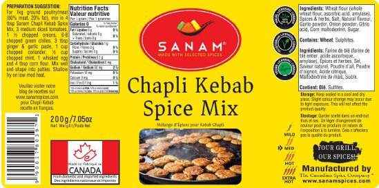 Sanam Chapli Kebab