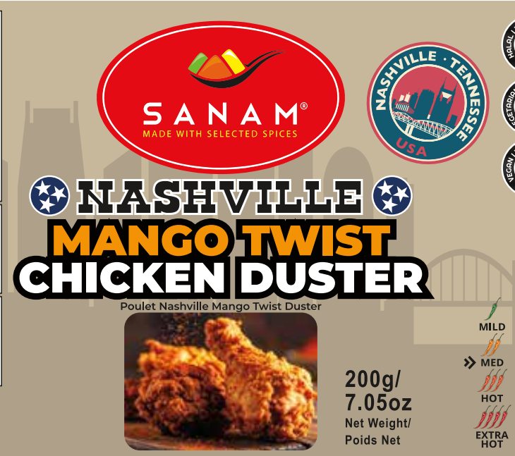 Sanam Nashville Mango Twist Chicken Duster