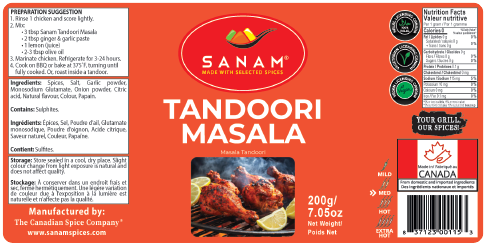 SANAM TANDOORI MASALA