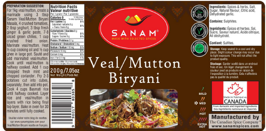 Veal/Mutton Biryani