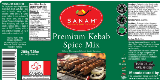 Sanam Premium Kebab Spice Mix