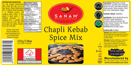 Sanam Chapli Kebab