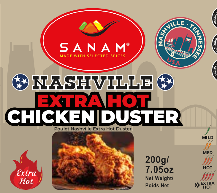 Sanam Nashville Extra Hot Chicken Duster
