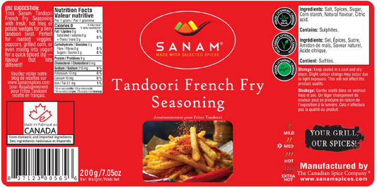 Tandoori French Fry Seasoning